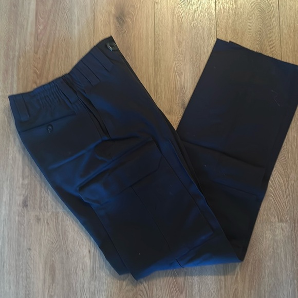 Vintage cargo utility pants size 25 waist large cargo pockets- high waist - Picture 2 of 11